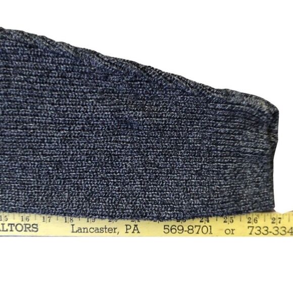 VTG Eddie Bauer Henley Fisherman Sweater Mens Sz XL Chunky Marled Knit USA - Picture 10 of 10